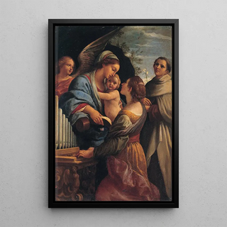 Lorenzo Garbieri - Madonna with the Child Saint Cecily and Saint Albert.webp