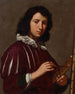 Portret artysty w półpostaci przed sztalugą - Lorenzo Lippi — widok dzieła
