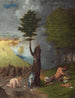 Alegoria cnoty i występku - Lorenzo Lotto — widok dzieła