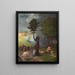 Alegoria cnoty i występku - Lorenzo Lotto — oprawiony obraz na ścianie