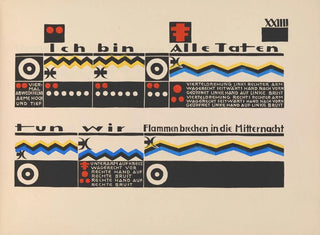 Feuille sans titre XXIIII - Lothar Schreyer — widok dzieła