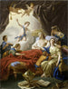 Alegoria o śmierci Delfina - Louis-Jean-François Lagrenée — widok dzieła
