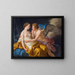 Cupidon i Psyché - Louis-Jean-François Lagrenée — oprawiony obraz na ścianie