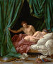Mars i Wenus, alegoria pokoju - Louis-Jean-François Lagrenée — widok dzieła