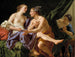 Merkury, Herse i Aglaura - Louis-Jean-François Lagrenée — widok dzieła