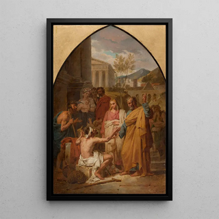 LouisVincentLon Pallire - Saint Pierre gurissant un boiteux la porte du Temple de Jrusalem.webp