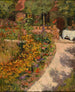 Pergola, ogród pełen kwiatów - Louis Abel - Truchet — widok dzieła