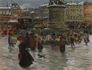Place de la République - Louis Abel-Truchet — widok dzieła