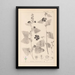 Herbier de la flore française Pl0051 - Louis Antoine Cusin — oprawiony obraz na ścianie