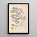 Herbier de la flore française Pl0116 - Louis Antoine Cusin — oprawiony obraz na ścianie