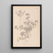 Herbarium francuskiej flory Pl0297 - Louis Antoine Cusin — oprawiony obraz na ścianie
