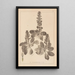 Herbier de la flore française Pl0895 - Louis Antoine Cusin — oprawiony obraz na ścianie