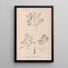 Herbarium francuskiej flory Pl1093 - Louis Antoine Cusin — oprawiony obraz na ścianie