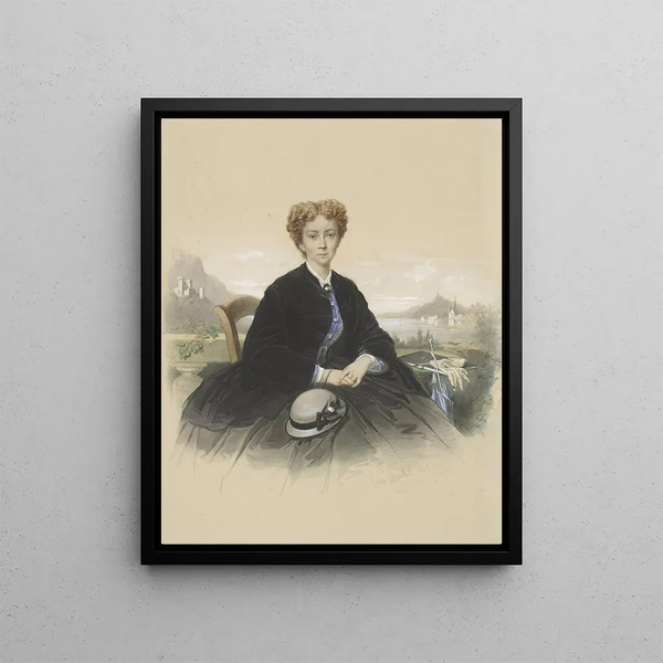 Louis Chantal - Portret van Maria Elisabeth Adolphine WallerSchill.webp