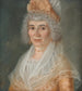 Marguerite Viger żona Pierre Berthelet - Louis Dulongpré — widok dzieła