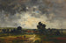 Figures dans un champ sous un ciel orageux - Louis François Victor Watelin — widok dzieła
