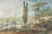Widok parku - Louis Gabriel Moreau — widok dzieła