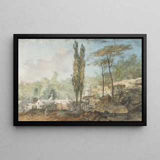 Louis Gabriel Moreau - View of a Park.webp