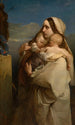 La mère infortunée - Louis Gallait — widok dzieła