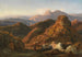 Zmierzch w górach Albanskich - Louis Gurlitt — widok dzieła