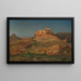 L'Acropole au crépuscule - Louis Gurlitt — oprawiony obraz na ścianie