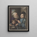 Elk zijn meug d'après Godfried Schalcken - Louis Henri de Fontenay — oprawiony obraz na ścianie