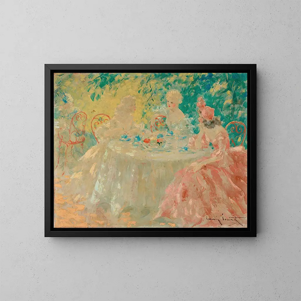 Fin de déjeuner - Louis Icart — oprawiony obraz na ścianie