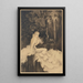 Orchidee - Louis Icart — oprawiony obraz na ścianie