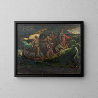 Louis Janmot - Jesus in the storm on the Galilee sea.webp