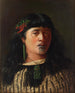 Portret młodej Maory kobiety z moko - Louis John Steele — widok dzieła