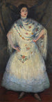 Portret Mademoiselle Perusina - Louis Kronberg — widok dzieła