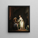 Porównanie małych stóp - Louis Léopold Boilly — oprawiony obraz na ścianie