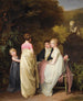 Rozmowa w parku - Louis Léopold Boilly — widok dzieła