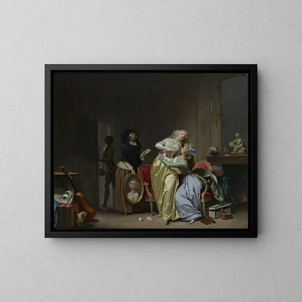 Les Malheurs de l'amour - Louis Léopold Boilly — oprawiony obraz na ścianie