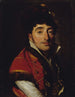 Portret aktora w czerwonej kurtce obszytej futrem - Louis Léopold Boilly — widok dzieła