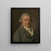 Portret mężczyzny - Louis Léopold Boilly — oprawiony obraz na ścianie