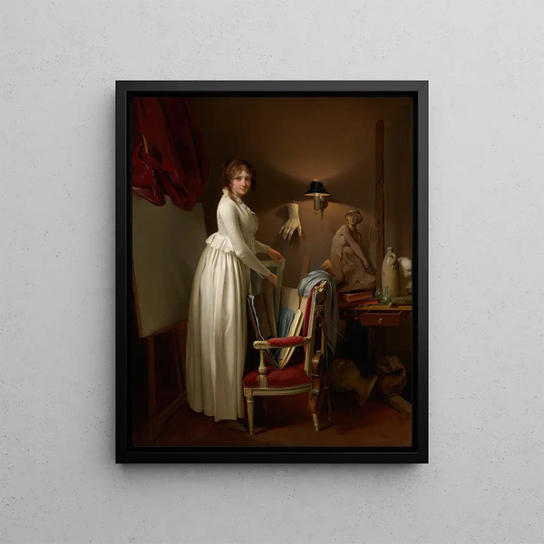 Louis Lopold Boilly - The Artists Wife In His Studio.webp