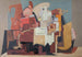 Le Lecteur - Louis Marcoussis — widok dzieła