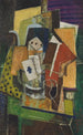 Martwa natura As Trèfle - Louis Marcoussis — widok dzieła
