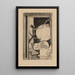Signe - Louis Marcoussis — oprawiony obraz na ścianie