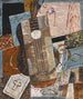 Martwa natura z gitarą - Louis Marcoussis — widok dzieła