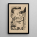 Tablica - Louis Marcoussis — oprawiony obraz na ścianie