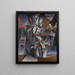 Muzyk - Louis Marcoussis — oprawiony obraz na ścianie