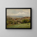 Village du Delaware Water Gap - Louis Michel Eilshemius — oprawiony obraz na ścianie