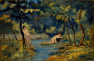 Louis Michel Eilshemius - Standing and Reclining Nymphs.webp