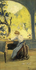 Wiosenna weranda - Louis Michel Eilshemius — widok dzieła