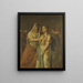 Aktorki Joanna Cornelia Ziesenis Wattier 1762-1827 i Geertruida Jacoba Grevelink Hilverdink 1786-1827 w Iphigénie 1674 Jeana Racine 1639-99 - Louis Moritz — oprawiony obraz na ścianie