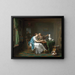 La leçon de dessin - Louis Moritz — oprawiony obraz na ścianie
