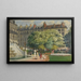 Le square de la Trinité, le bassin - Louis Paviot — oprawiony obraz na ścianie