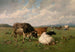 Bétail dans le pré - Louis Robbe — widok dzieła